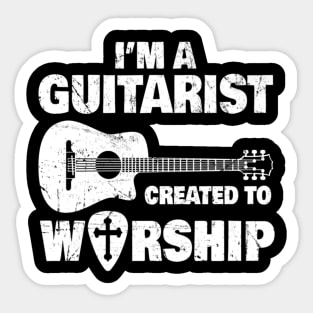 Guitar Rock Band Jesus Christ Sticker